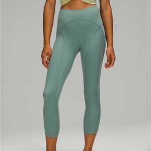 Lululemon Nulu and Mesh Mid-Rise Leggings